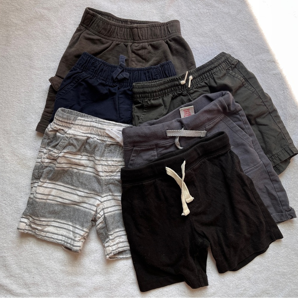 Set of Boys' Shorts in Various Colors 3T, summer, casual, bundle